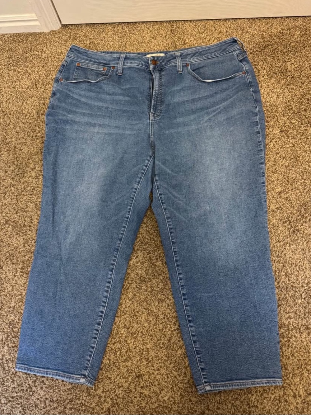 Madewell Light Blue Cropped Denim Jeans
